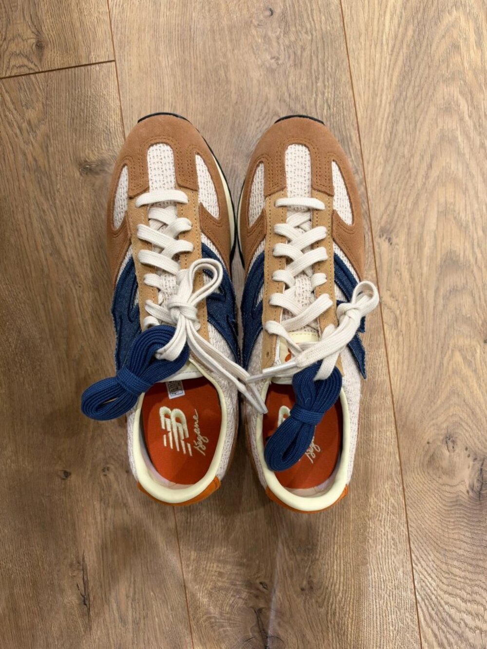 Sezane x New balance 471 Ecru / Brown